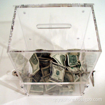 Clear Acrylic Charity&Donation Box